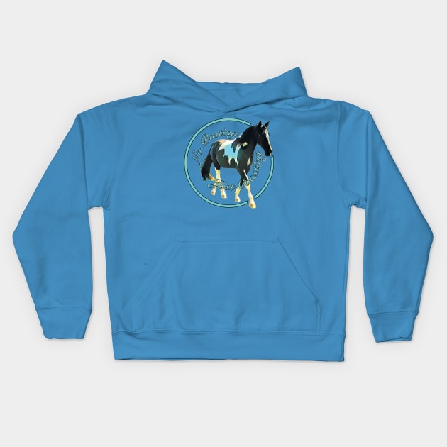 No Posting Just Coasting Tennessee Walking Horse Kids Hoodie by AnimalsAndSuch